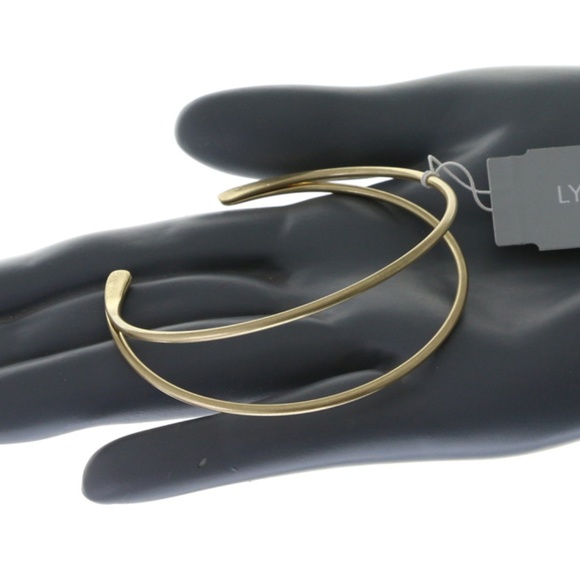 Lydell Jewelry - Lydell gold double slim classy bangle bracelet